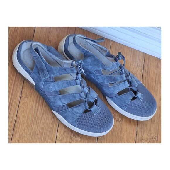 Dansko Riona Fisherman Sandals Comfort Sneakers 39 Slate Gray Suede US 8.5 - 9 - Picture 16 of 16